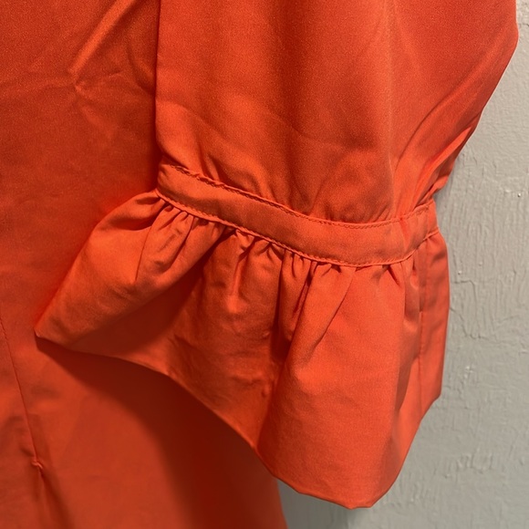 Orange Gretchen Scott fitted blouse - Picture 4 of 4